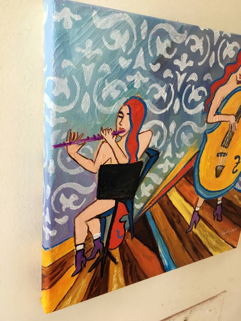 Original Modern Music Painting by Valerie Vescovi