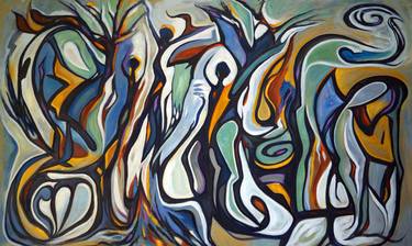 Original Expressionism Abstract Paintings by Valerie Vescovi