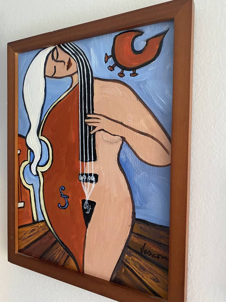 Original Figurative Music Painting by Valerie Vescovi