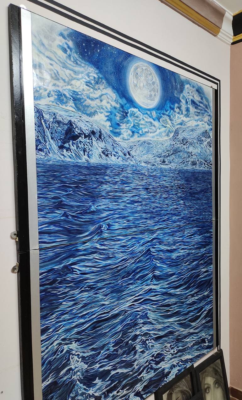 Original Fine Art Nature Painting by Mostafa Nour