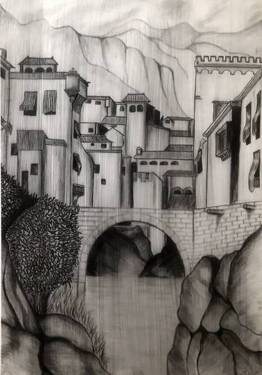 Original Fine Art Architecture Drawings by Mostafa Nour