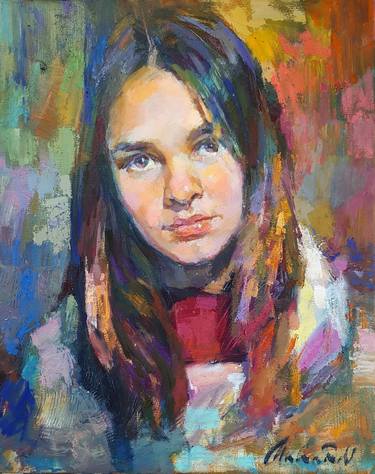 Print of Portrait Paintings by Vadim Makarov