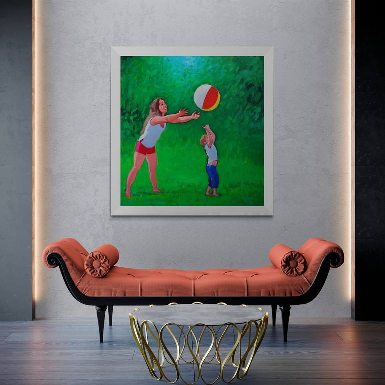 Original Family Painting by Andrea Ortuño