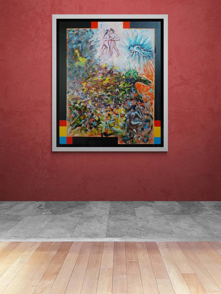 Original Expressionism Fantasy Painting by Andrea Ortuño