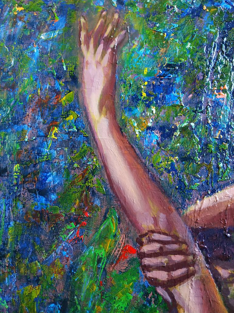 Original Figurative Body Painting by Andrea Ortuño