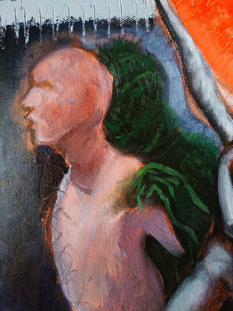Original Figurative Fantasy Painting by Andrea Ortuño