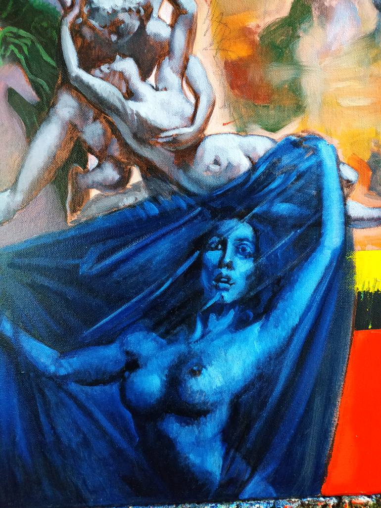 Original Figurative Fantasy Painting by Andrea Ortuño