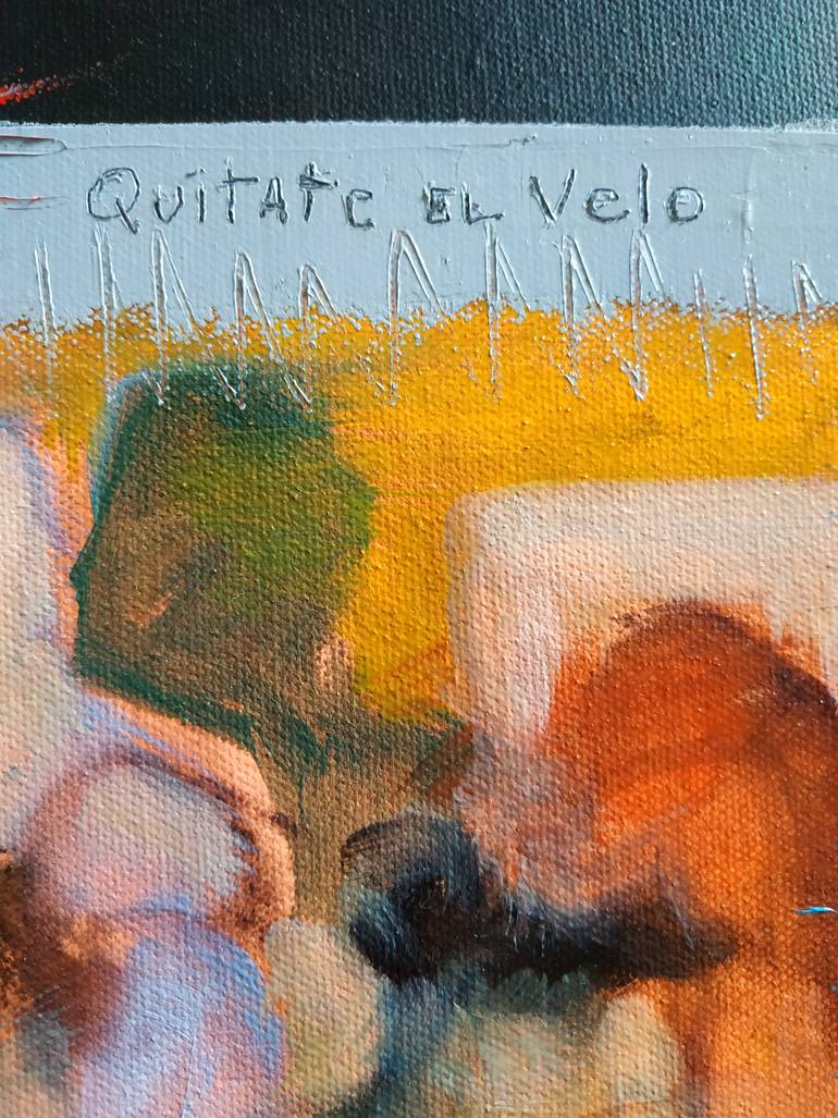Original Figurative Fantasy Painting by Andrea Ortuño