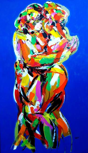 Original Fauvism Body Paintings by Andrea Ortuño