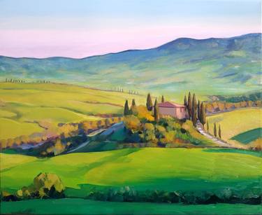Original Impressionism Landscape Paintings by Andrea Ortuño