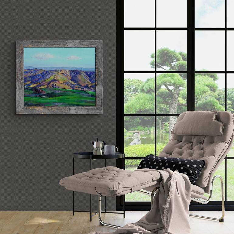 Original Expressionism Landscape Painting by Andrea Ortuño