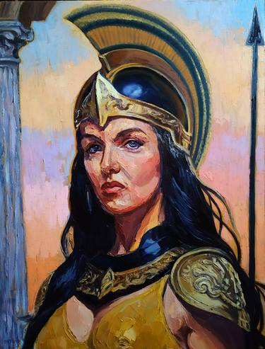 Original Expressionism Women Painting by Andrea Ortuño