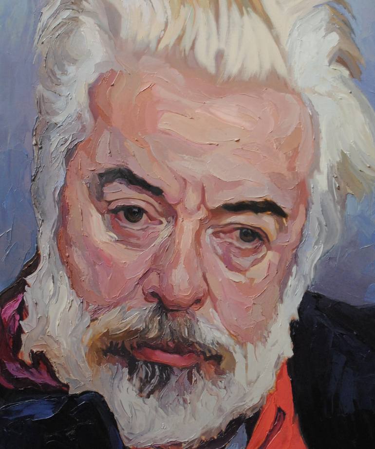 Original Expressionism People Painting by Andrea Ortuño