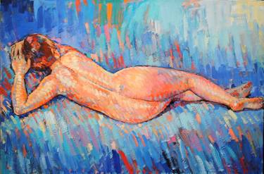 Original Impressionism Nude Paintings by Andrea Ortuño