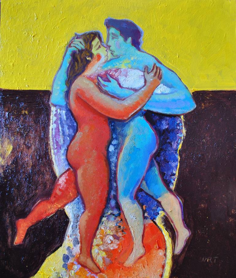 Original Love Painting by Andrea Ortuño