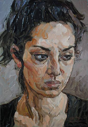 Print of Figurative Portrait Paintings by Andrea Ortuño