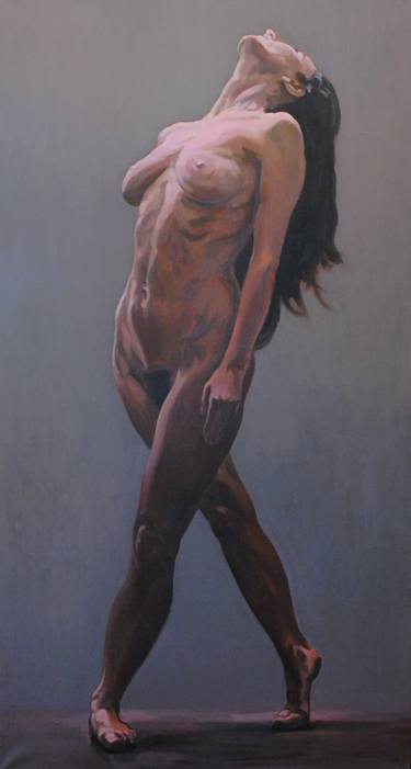 Original Figurative Nude Paintings by Andrea Ortuño