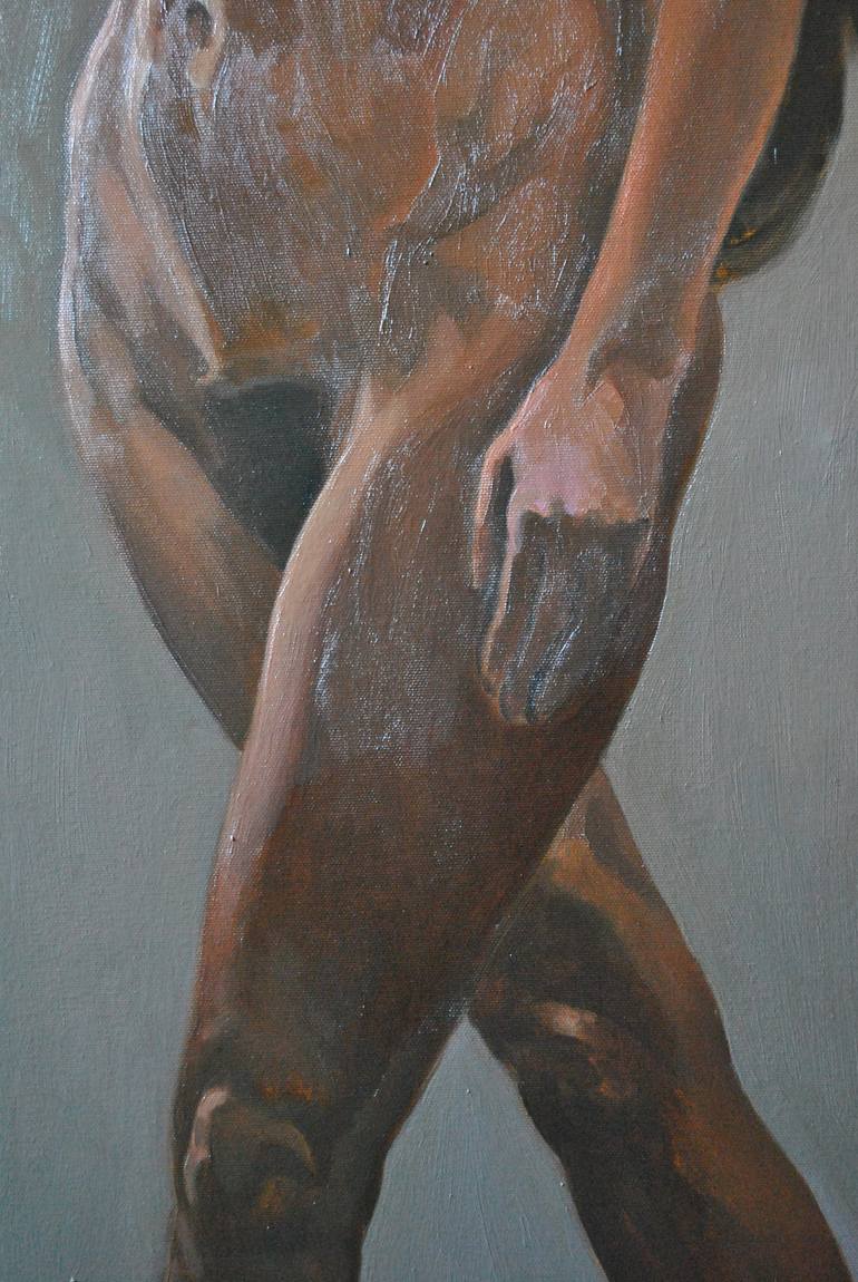 Original Figurative Nude Painting by Andrea Ortuño