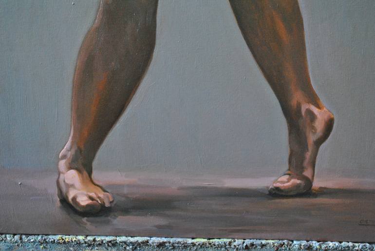 Original Figurative Nude Painting by Andrea Ortuño