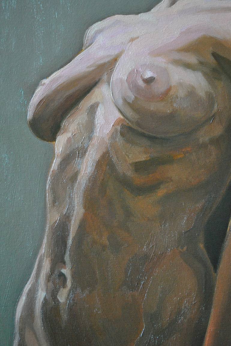 Original Nude Painting by Andrea Ortuño