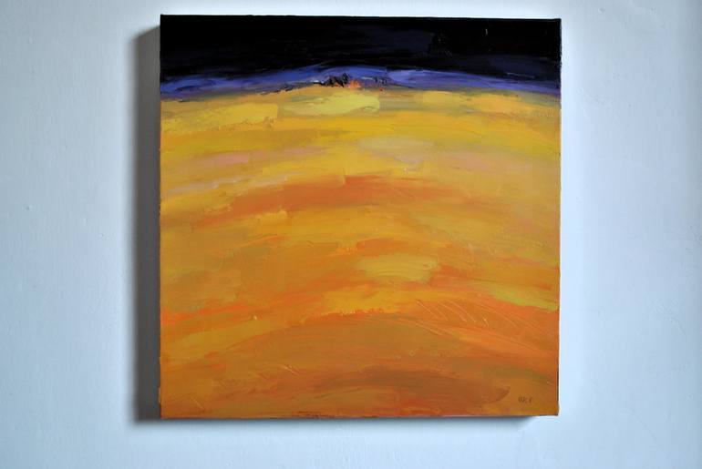 Original Expressionism Landscape Painting by Andrea Ortuño