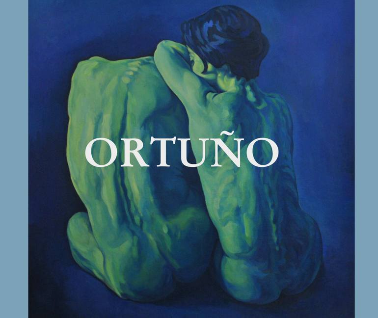 Original Figurative Nude Painting by Andrea Ortuño