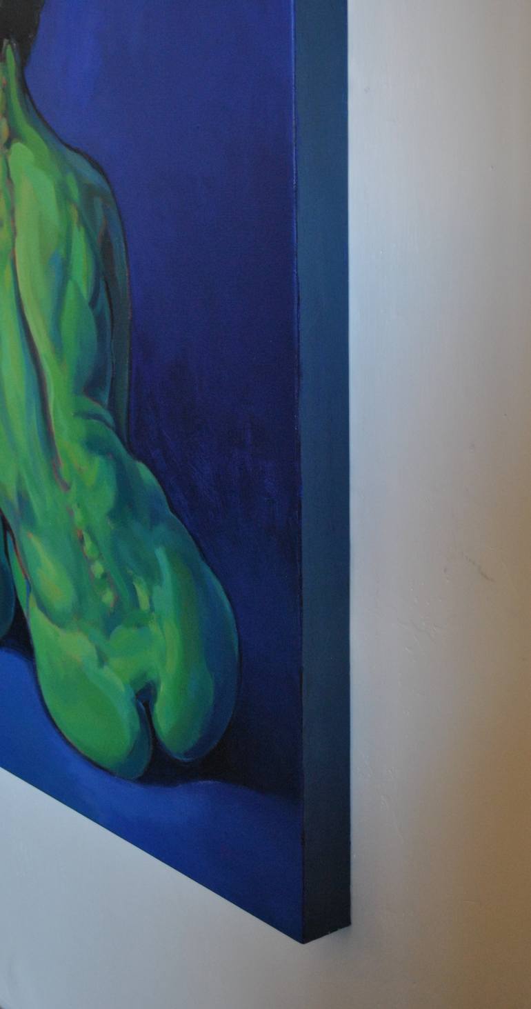 Original Figurative Nude Painting by Andrea Ortuño