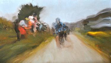 Print of Bike Paintings by Andrea Ortuño