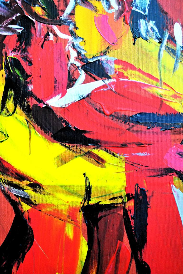 Original Abstract Painting by Andrea Ortuño