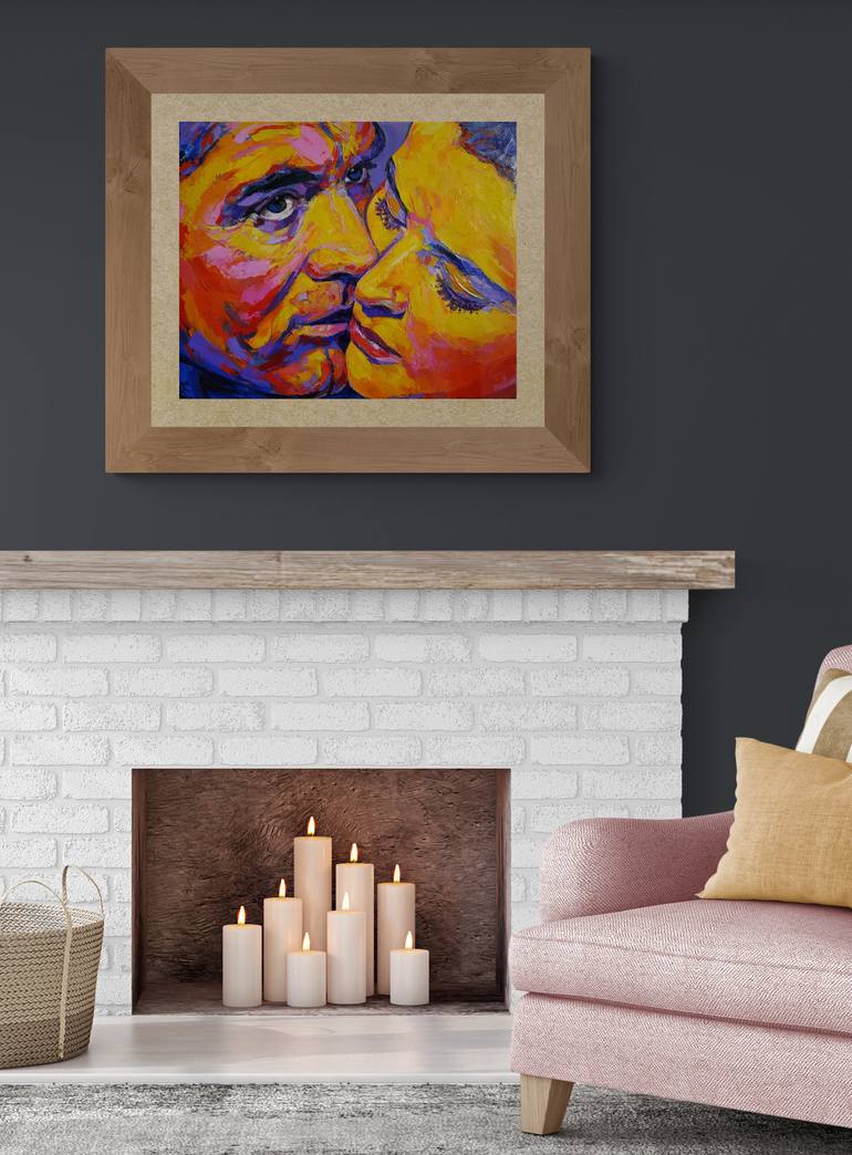 Original Expressionism Pop Culture/Celebrity Painting by Andrea Ortuño