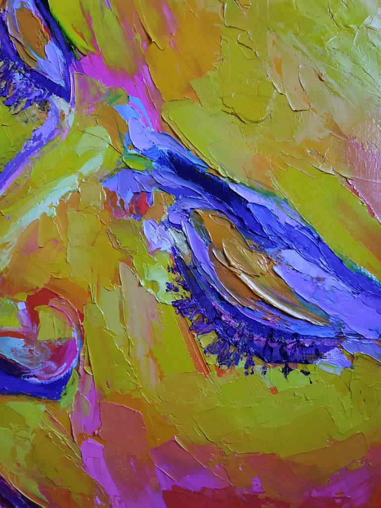 Original Expressionism Pop Culture/Celebrity Painting by Andrea Ortuño