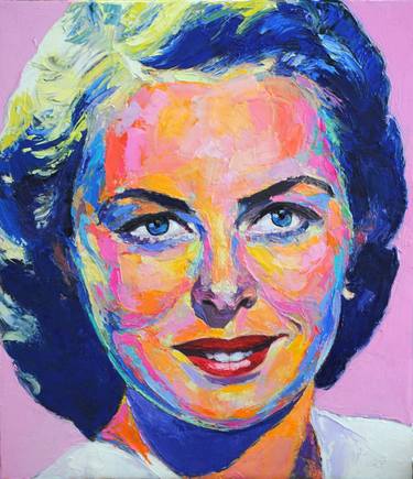 Original Expressionism Pop Culture/Celebrity Paintings by Andrea Ortuño