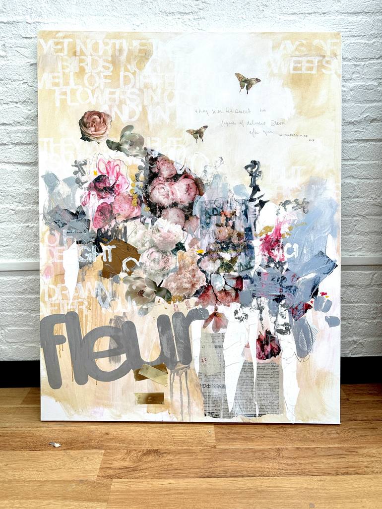 Original Street Art Abstract Painting by Susan Washington