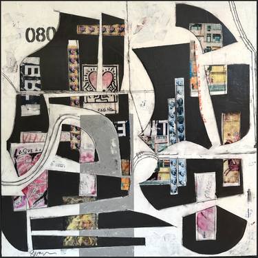Saatchi Art Artist Susan Washington; Paintings, “Stitched 2” #art