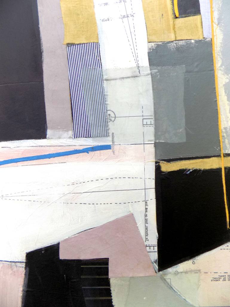 Original Cubism Abstract Collage by Susan Washington