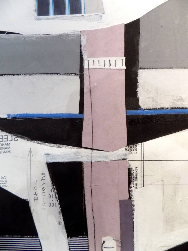 Original Abstract Collage by Susan Washington