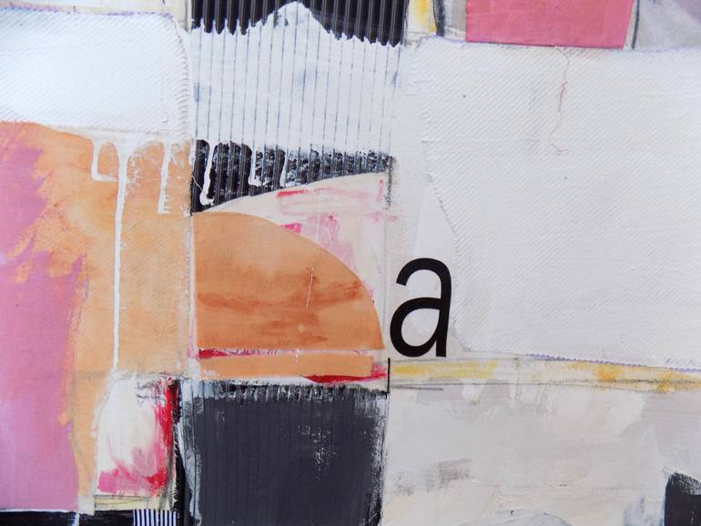 Original Abstract Expressionism Abstract Collage by Susan Washington