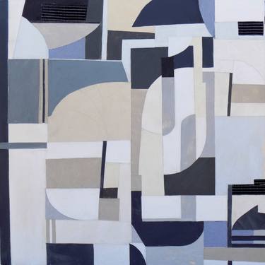 Original Cubism Abstract Paintings by Susan Washington