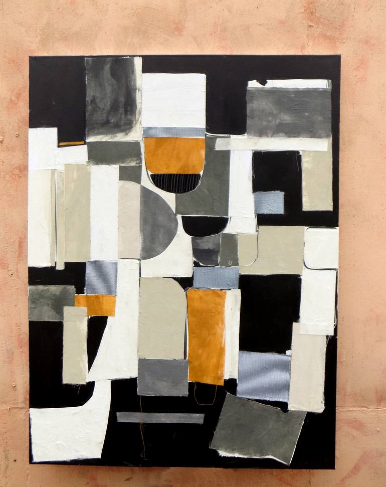 Original Abstract Collage by Susan Washington