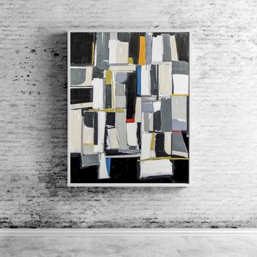 Original Cubism Abstract Paintings by Susan Washington