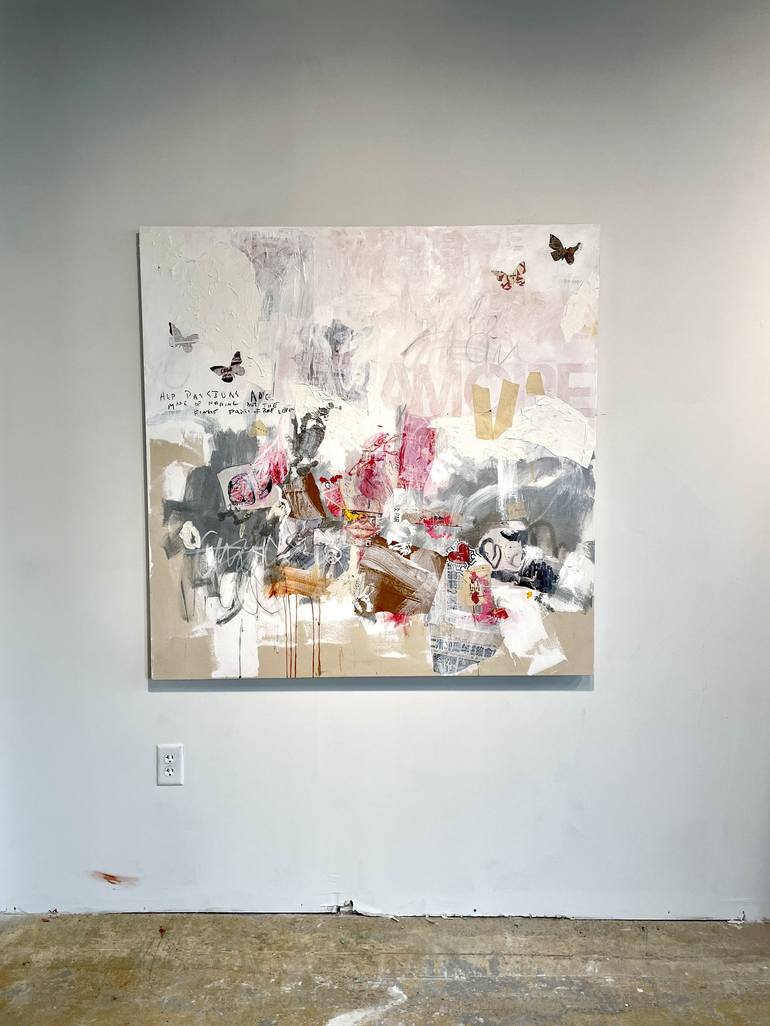 Original Abstract Collage by Susan Washington