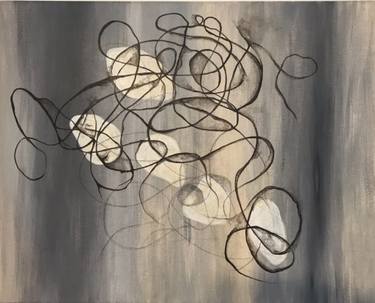 Original Abstract Expressionism Abstract Painting by Marlene Yoong