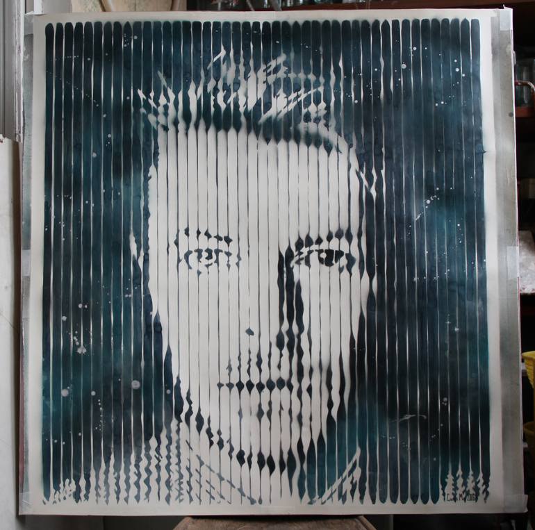 Original Conceptual Pop Culture/Celebrity Painting by Garri Makichyan