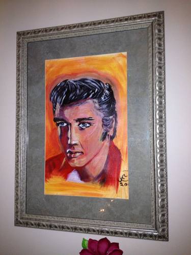 Original Celebrity Painting by frank palazzolo