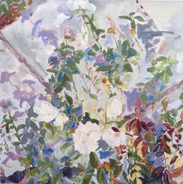 Original Impressionism Floral Paintings by Gianne de Genevraye