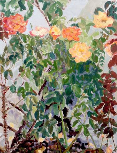 Original Impressionism Floral Paintings by Gianne de Genevraye
