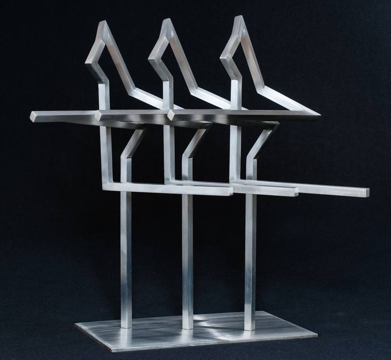 Original Geometric Sculpture by Pat Cooney