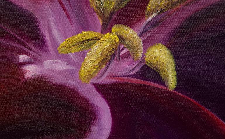 Original Floral Painting by Ann Bubis