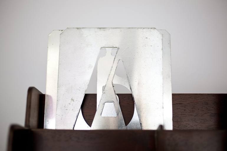 Original Conceptual Typography Sculpture by Ann Bubis