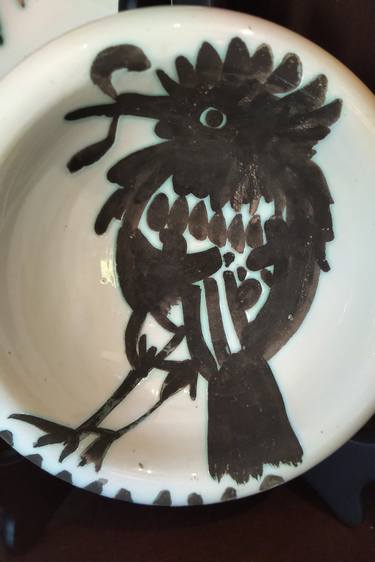 Picasso Madoura Ceramic A.R. 172 Bird With Worm thumb